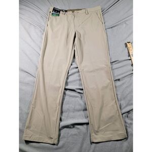 CHAPS Golf Performance Chino Stretch Slim Fit‎ Hampton Khaki Beige 36x30 NEW